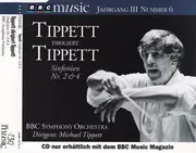 CD - Sir Michael Tippett / BBC Symphony Orchestra - Tippett Dirigiert Tippett: Sinfonien Nr. 2 & 4