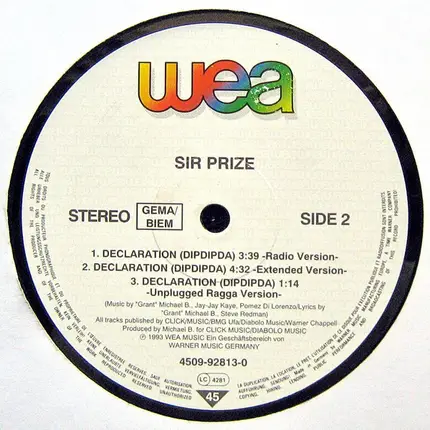 Sir Prize - Declaration (Dipdipda)