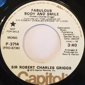 Sir Robert Charles Griggs - Fabulous Body and Smile