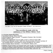 CD - Walton - In Honour Of The City Of London · Fanfares And Marches · Jubilate Deo · Antiphon · 4 Christmas Carols · Where Does The Uttered Music Go?