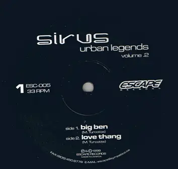 Sirus - Urban Legends Volume 2