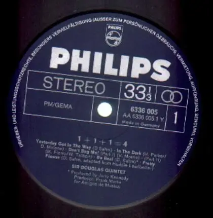 Sir Douglas Quintet - 1+1+1=4