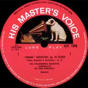 LP - Sir Edward Elgar - Enigma Variations, Etc.