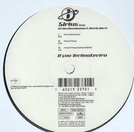 Sirius B - If You TechnoLectro