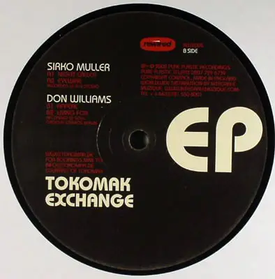 Sirko Mueller / Don Williams - Tokomak Exchange EP