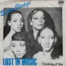 7inch Vinyl Single - Sister Sledge - Lost In Music - Injection Moulded Labels