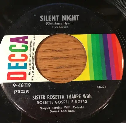 Sister Rosetta Tharpe With The Rosette Gospel Singers - Silent Night (Christmas Hymn)