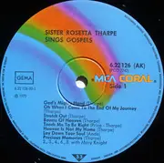 LP - Sister Rosetta Tharpe With Marie Knight , The Dependable Boys And The Sam Price Trio - Sings Gospels With Mary Knight, The Dependable Boys And The Sam Price Trio - Mono