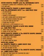 Double CD - Sister Rosetta Tharpe - Complete Sister Rosetta Tharpe Vol. 3: 1947-1951