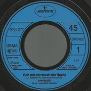 7inch Vinyl Single - Siw Inger - Geh Mit Mir Durch Die Nacht
