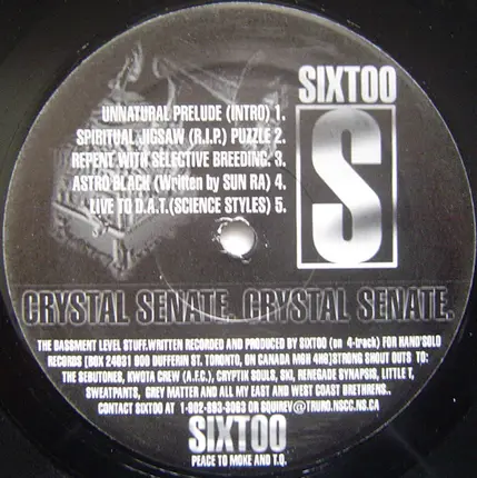 Sixtoo / Moka Only - The Crystal Senate / Ow (When I Step In)