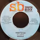 7inch Vinyl Single - Sizzla / Turbulence - That's O.K. / Run Away