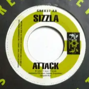 7inch Vinyl Single - Sizzla - Attack - Company sleeve
