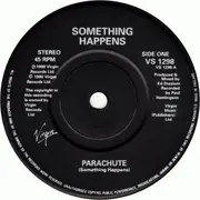 7inch Vinyl Single - Something Happens - Parachute - Paper Labels