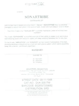 Sonartribe - Darkware EP