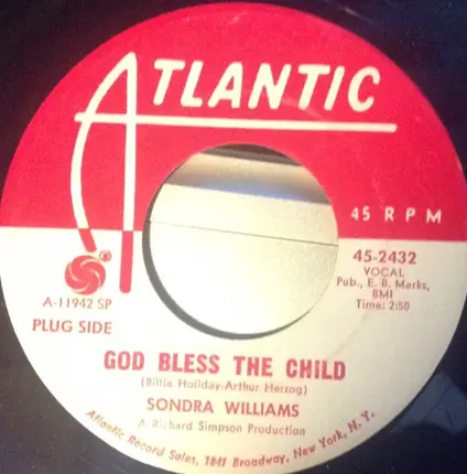 Sondra Williams - God Bless The Child