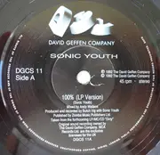 7inch Vinyl Single - Sonic Youth - 100% - Paper Labels