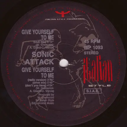 Sonic Attack - Give Yourself To Me