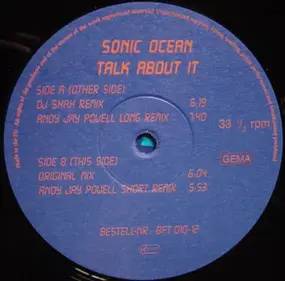 Sonic Ocean - Talk About It