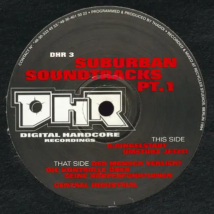 Sonic Subjunkies - Suburban Soundtracks Pt.1