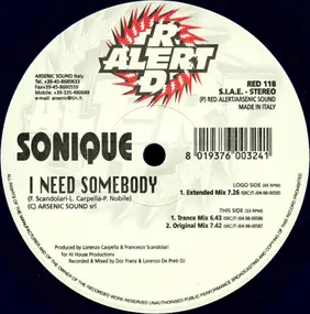 sonique dee - I Need Somebody