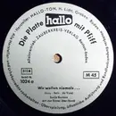 7inch Vinyl Single - Sonja Cariina mit der Die Silver-Stars / Das Fred-Bender-Trio - Wir Wollen Niemals... / Schwarze Augen