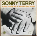 LP - Sonny Terry - Vocal, Harmonica And Washboard Band - Trifold cover