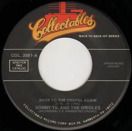 Sonny Til And The Orioles - Back To The Chapel Again