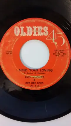 Sonny Til And The Orioles / Don Gardner & Dee Dee Ford - Happy Till The Letter / I Need Your Loving