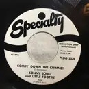 7inch Vinyl Single - Sonny Bono & Little Tootsie - Coming' Down The Chimney