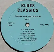 LP - Sonny Boy Williamson - Blues Classics By Sonny Boy Williamson Volume 2