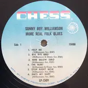LP - Sonny Boy Williamson - More Real Folk Blues - Mono