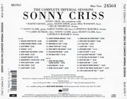 Double CD - Sonny Criss - The Complete Imperial Sessions