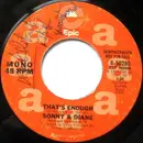 7inch Vinyl Single - Sonny & Diane - That's Enough