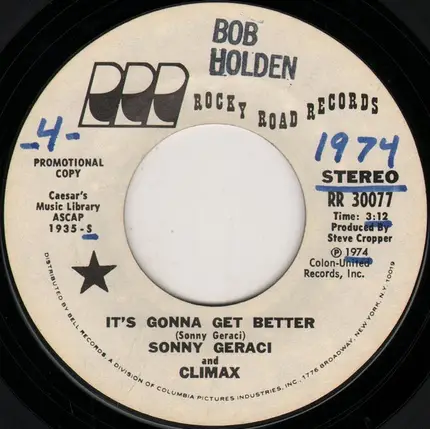 Sonny Geraci And Climax - It's Gonna Get Better