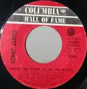 7inch Vinyl Single - Sonny James - White Silver Sands / When The Snow Is On Roses