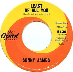 Sonny James - Least Of All You