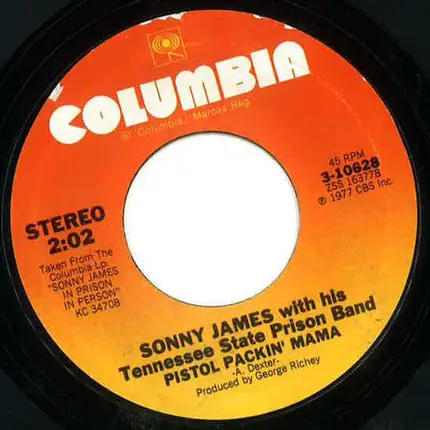Sonny James With His Tennessee State Prison Band - Abilene / Pistol Packin' Mama