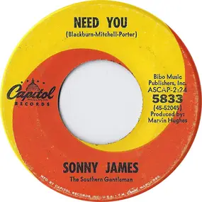 Sonny James - Need You