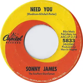 Sonny James - Need You