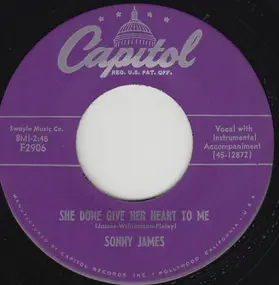 Sonny James - She Done Give Her Heart to Me