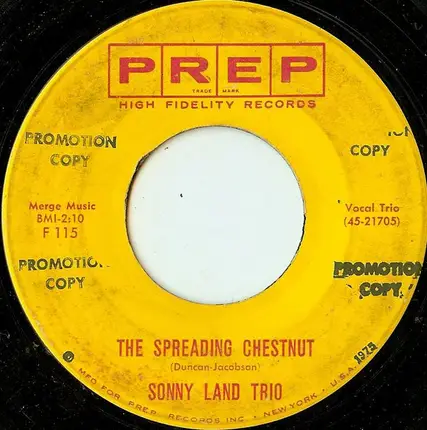 Sonny Land Trio - My Special Angel