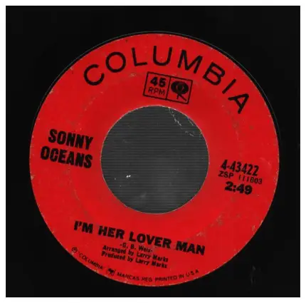 Sonny Oceans - Pity Me / I'm Her Lover Man