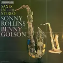 LP - Sonny Rollins / Benny Golson - Saxes In Stereo