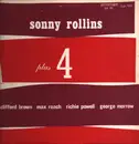 LP - Sonny Rollins - Plus 4 - Promo / Label variant / + Insert