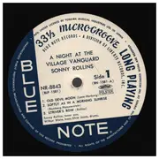 LP - Sonny Rollins - A Night At The 'Village Vanguard' - INSERT