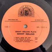 LP - Sonny Rollins - Plays