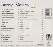 CD - Sonny Rollins - Solid - Digipak