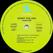LP - Sonny Rollins - Worktime