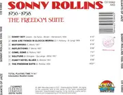 CD - Sonny Rollins - 1956-1958 The Freedom Suite